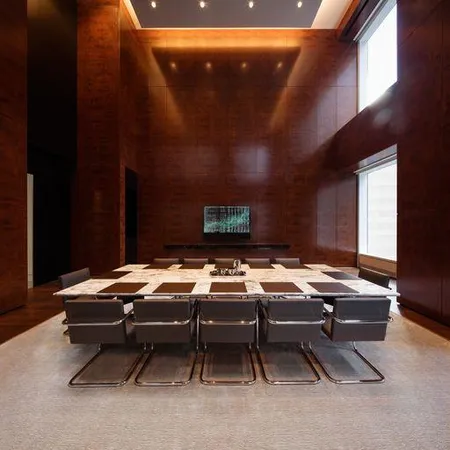 a room with furniture and window
