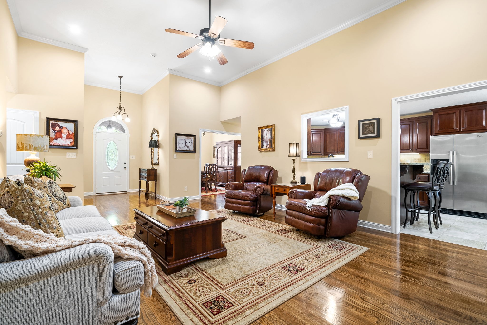 470 Salem Ridge Road Clarksville, TN 37040 - Photo 11 of 69 a living room with furniture a table and wooden floor