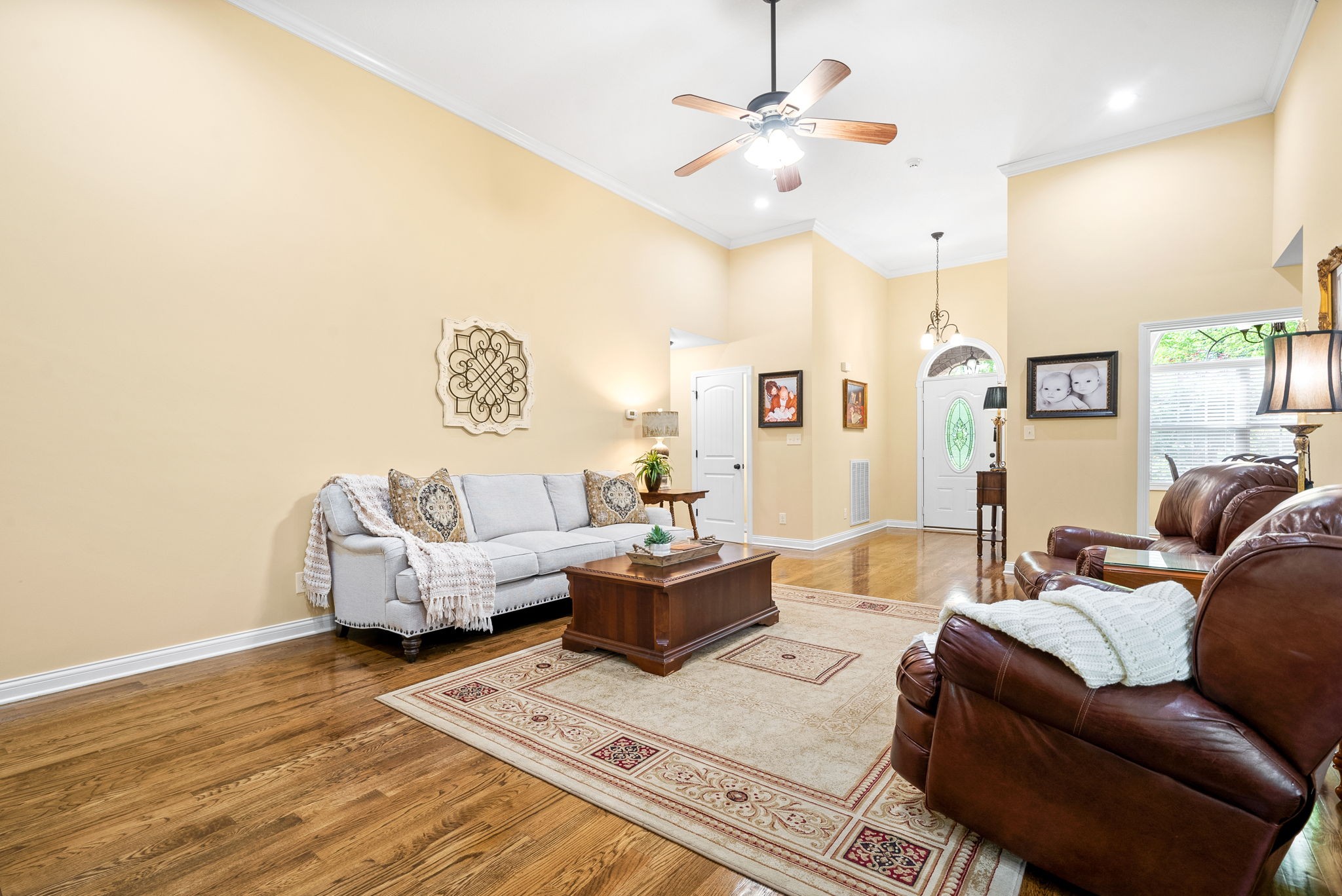 470 Salem Ridge Road Clarksville, TN 37040 - Photo 12 of 69 a living room with furniture and a chandelier