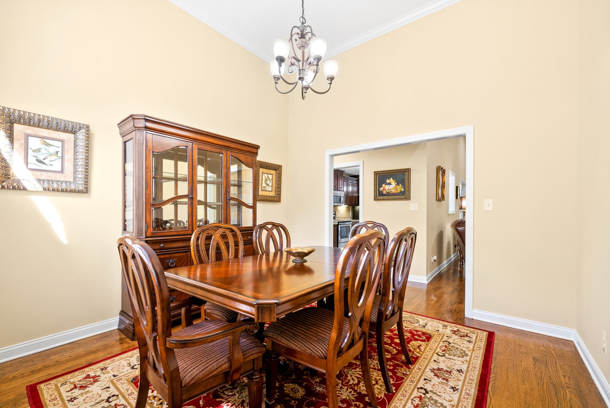 470 Salem Ridge Road Clarksville, TN 37040 - Photo 21 of 69 a view of a dining room with furniture and chandelier