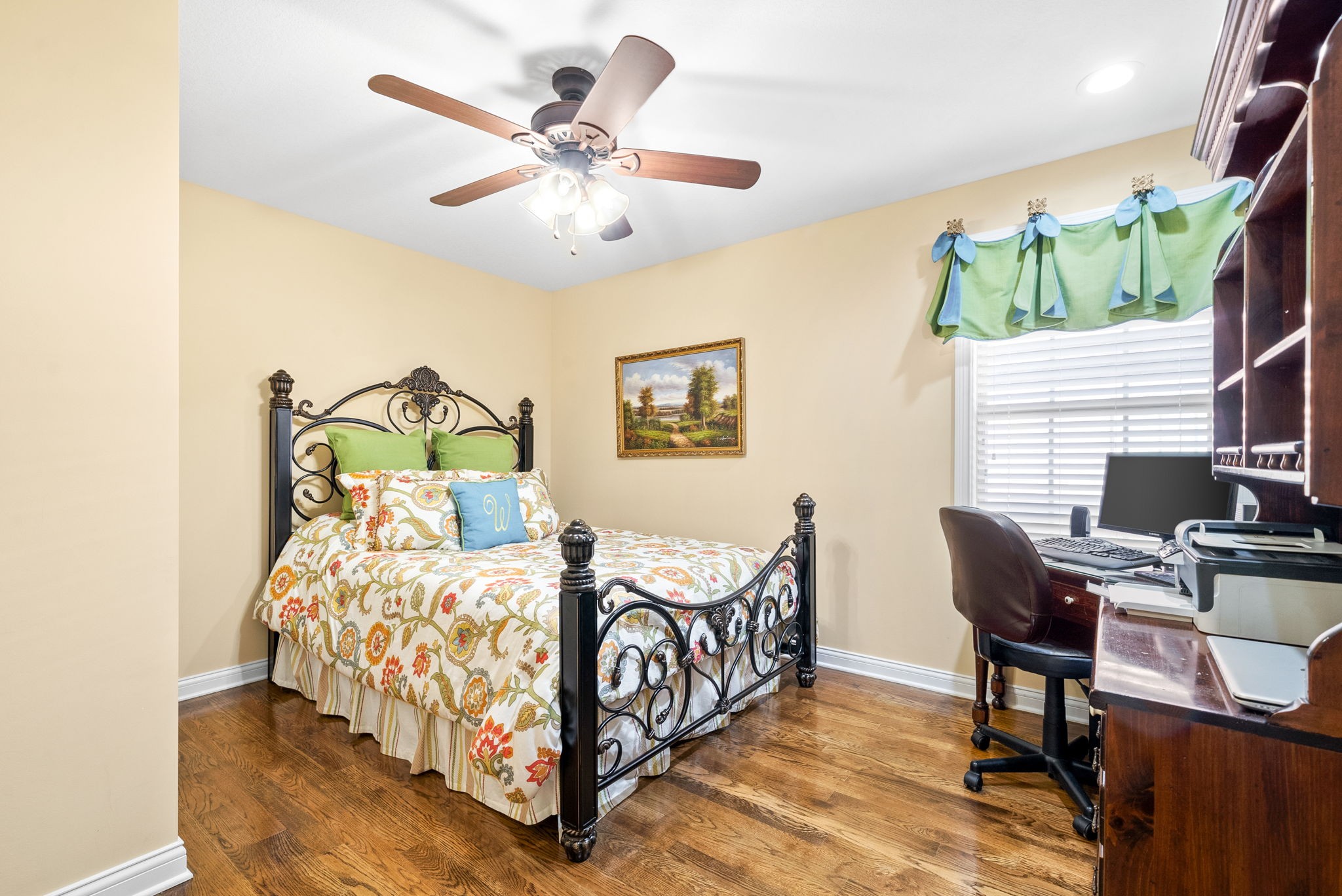 470 Salem Ridge Road Clarksville, TN 37040 - Photo 32 of 69 a bedroom with a bed and a chandelier
