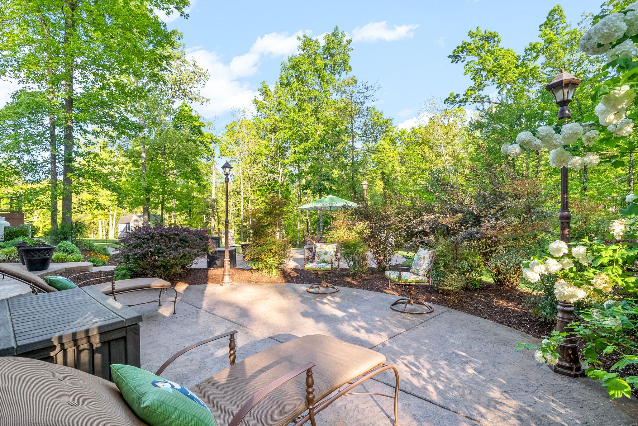 470 Salem Ridge Road Clarksville, TN 37040 - Photo 47 of 69 a view of backyard with outdoor seating and trees