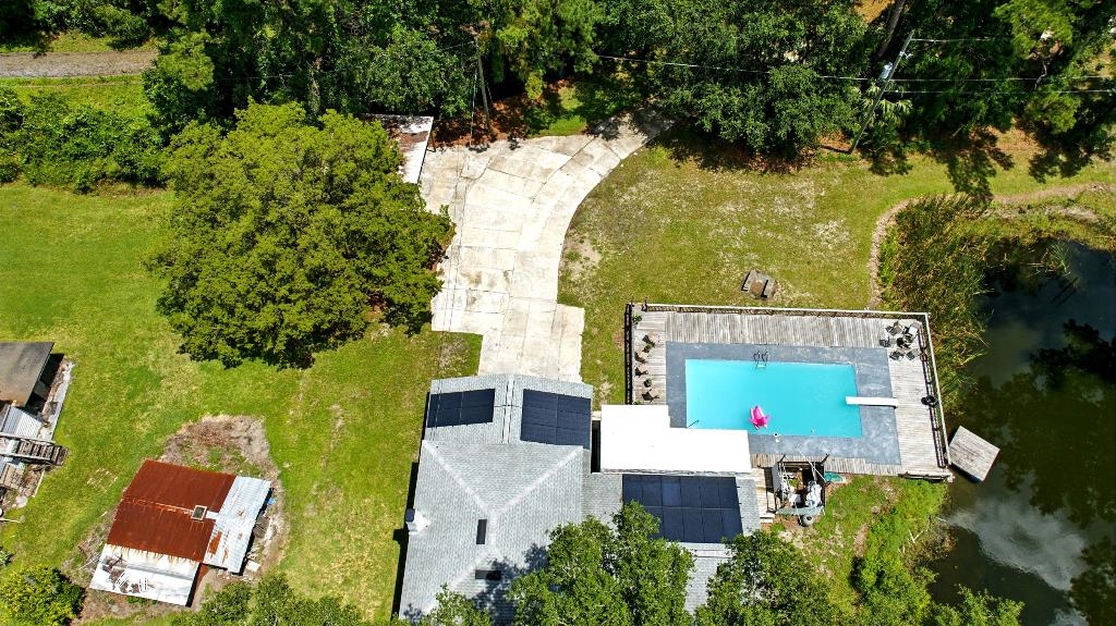 1637 Starratt Road Jacksonville, FL 32218 - Photo 44 of 44 an aerial view of a house with a yard basket ball court and outdoor seating