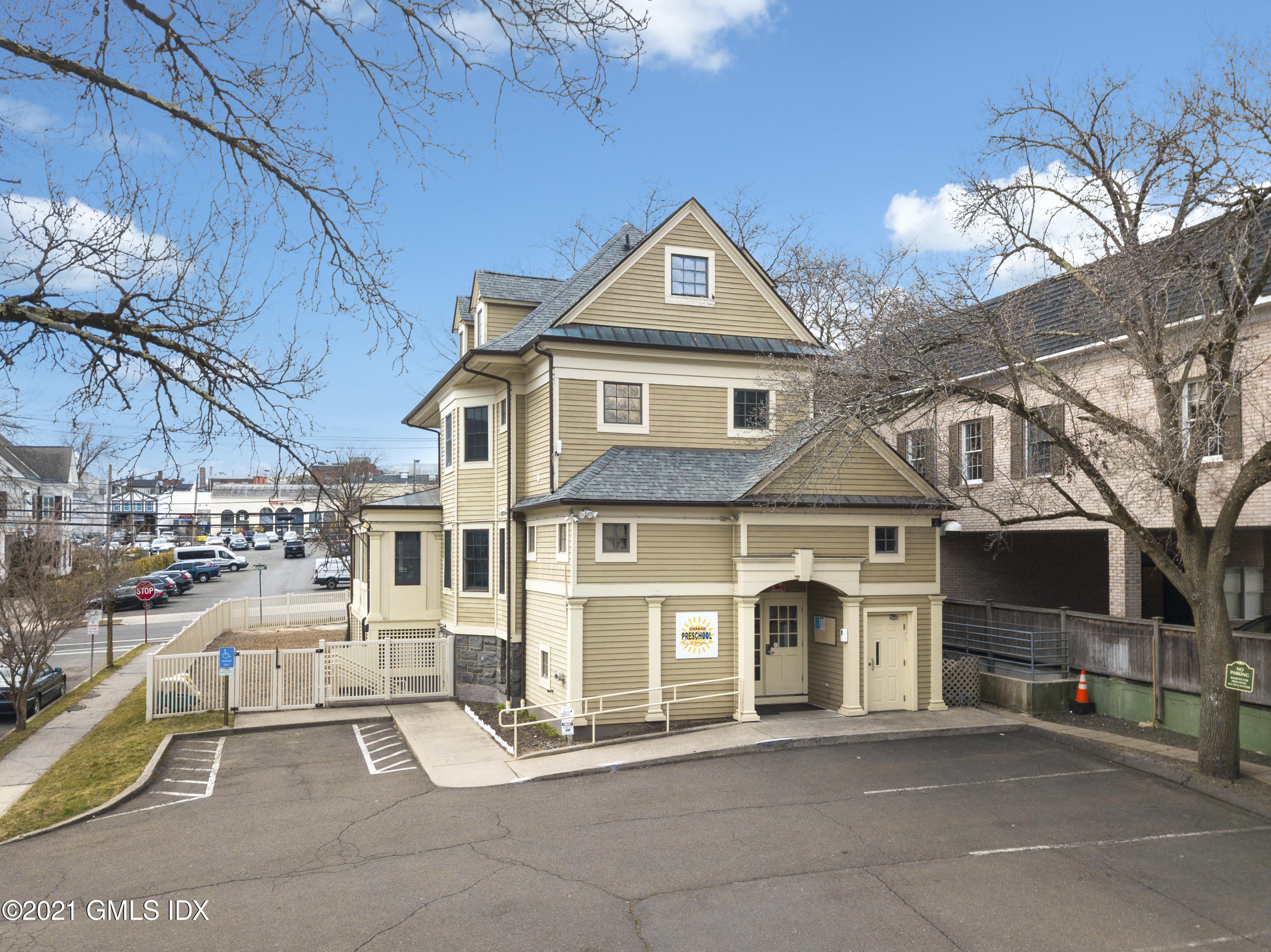 75 Mason Street Greenwich, CT 06830 - Photo 4 of 11 a view of a street with buildings