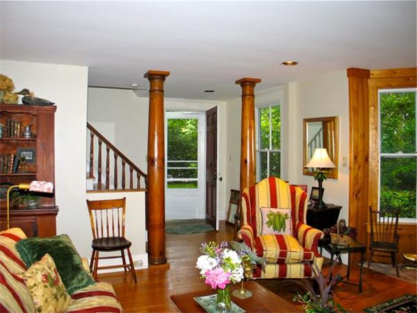 709 Old County Road West Tisbury, MA 02568 - Photo 5 of 22 a living room with furniture and wooden floor