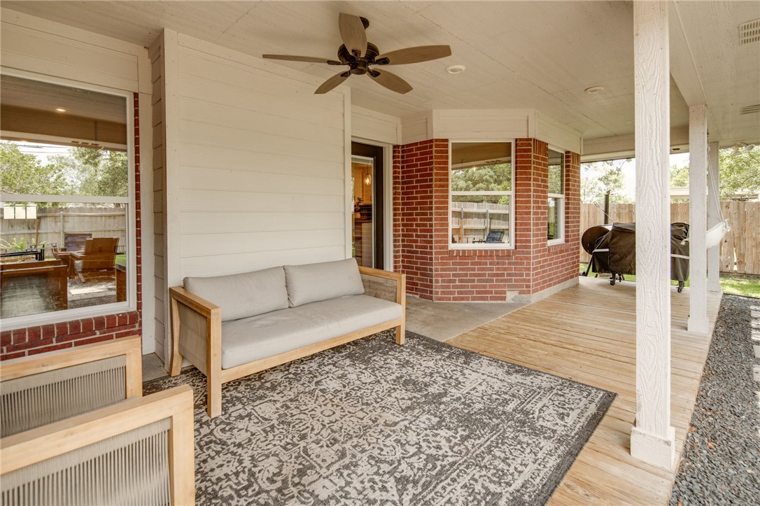 4700 Kensington Road Bryan, TX 77802 - Photo 23 of 31 Expansive covered back patio with space for grilling and entertaining