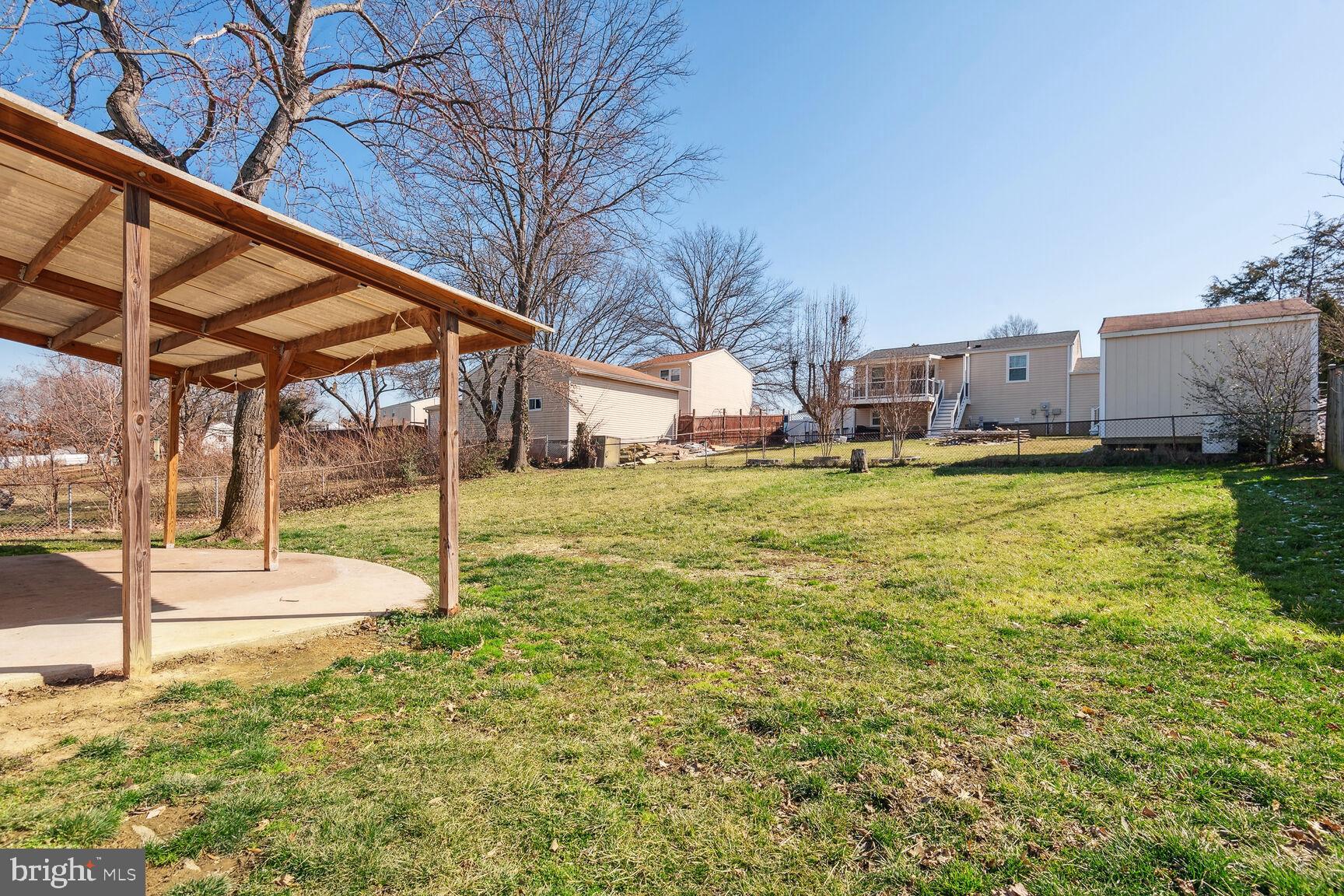 120 North Garfield Road Sterling, VA 20164 - Photo 19 of 19 Covered Patio and Yard