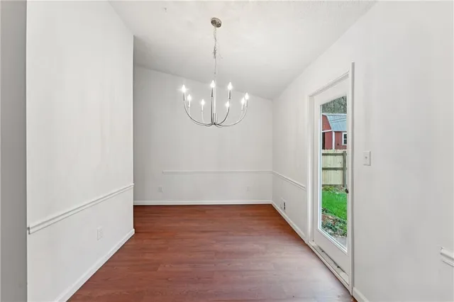 a view of a small space