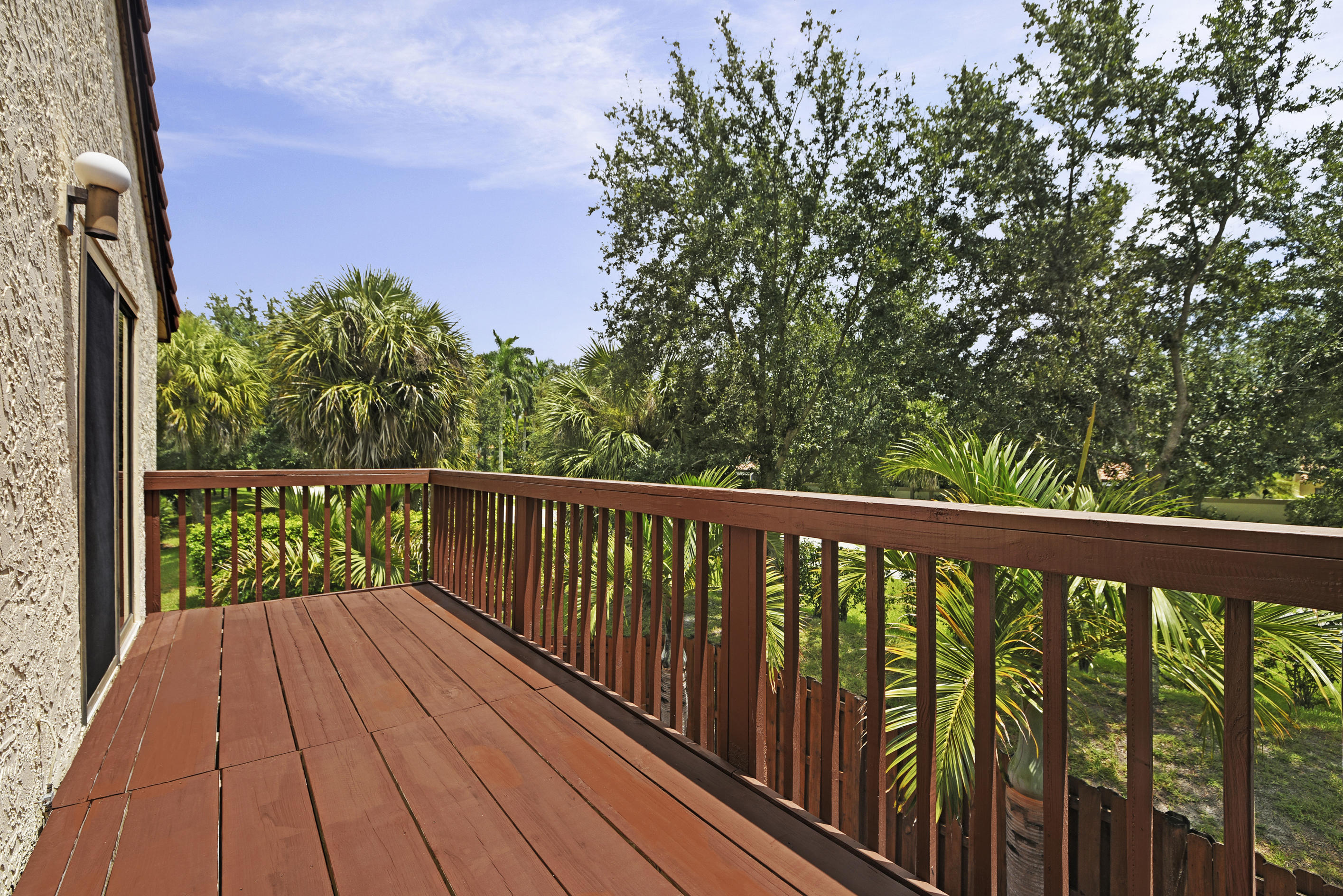 5705 Fox Hollow Drive, Unit B Boca Raton, FL 33486 - Photo 14 of 15 Open Balcony off the Master Bedroom
