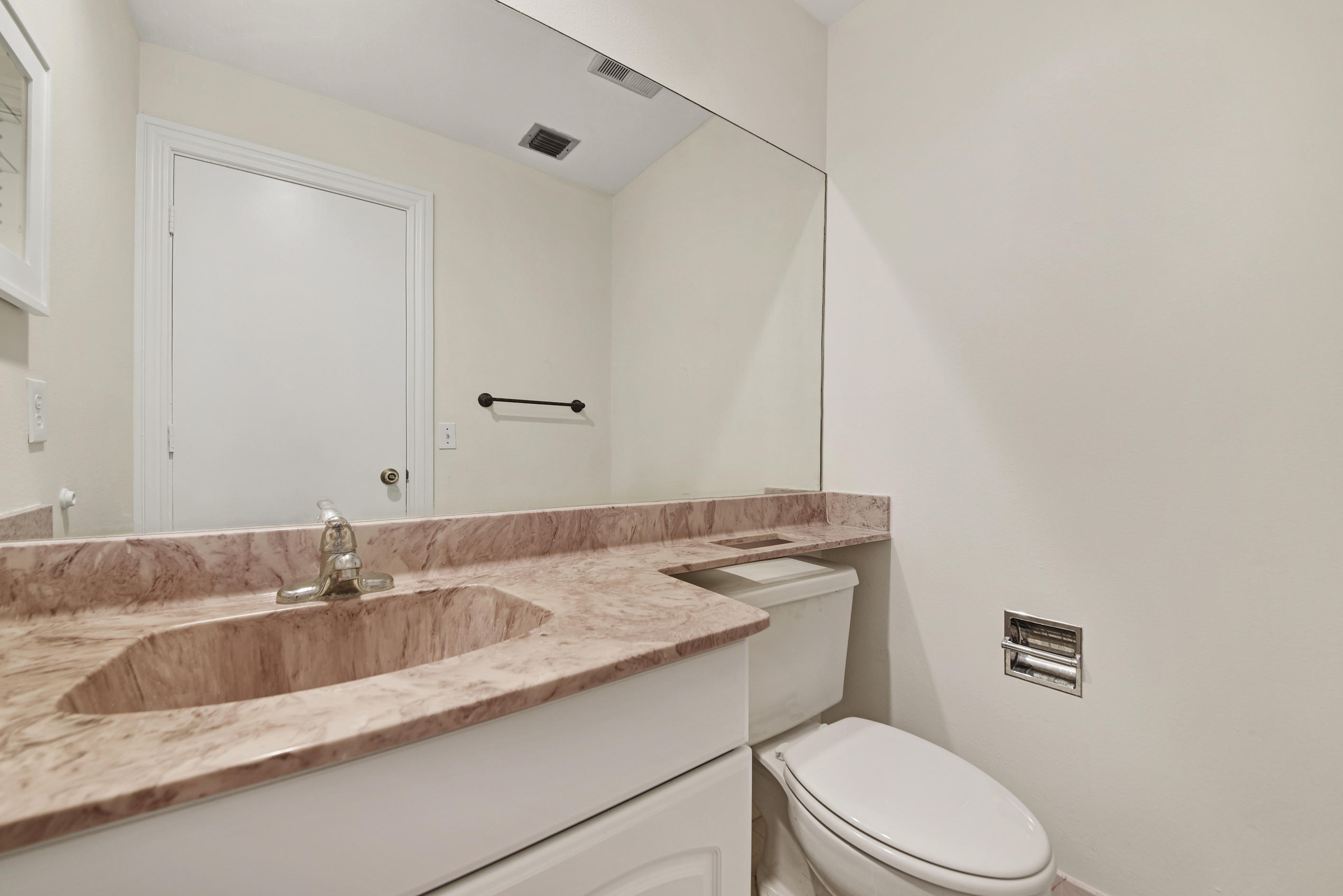 5705 Fox Hollow Drive, Unit B Boca Raton, FL 33486 - Photo 8 of 15 Half Bathroom