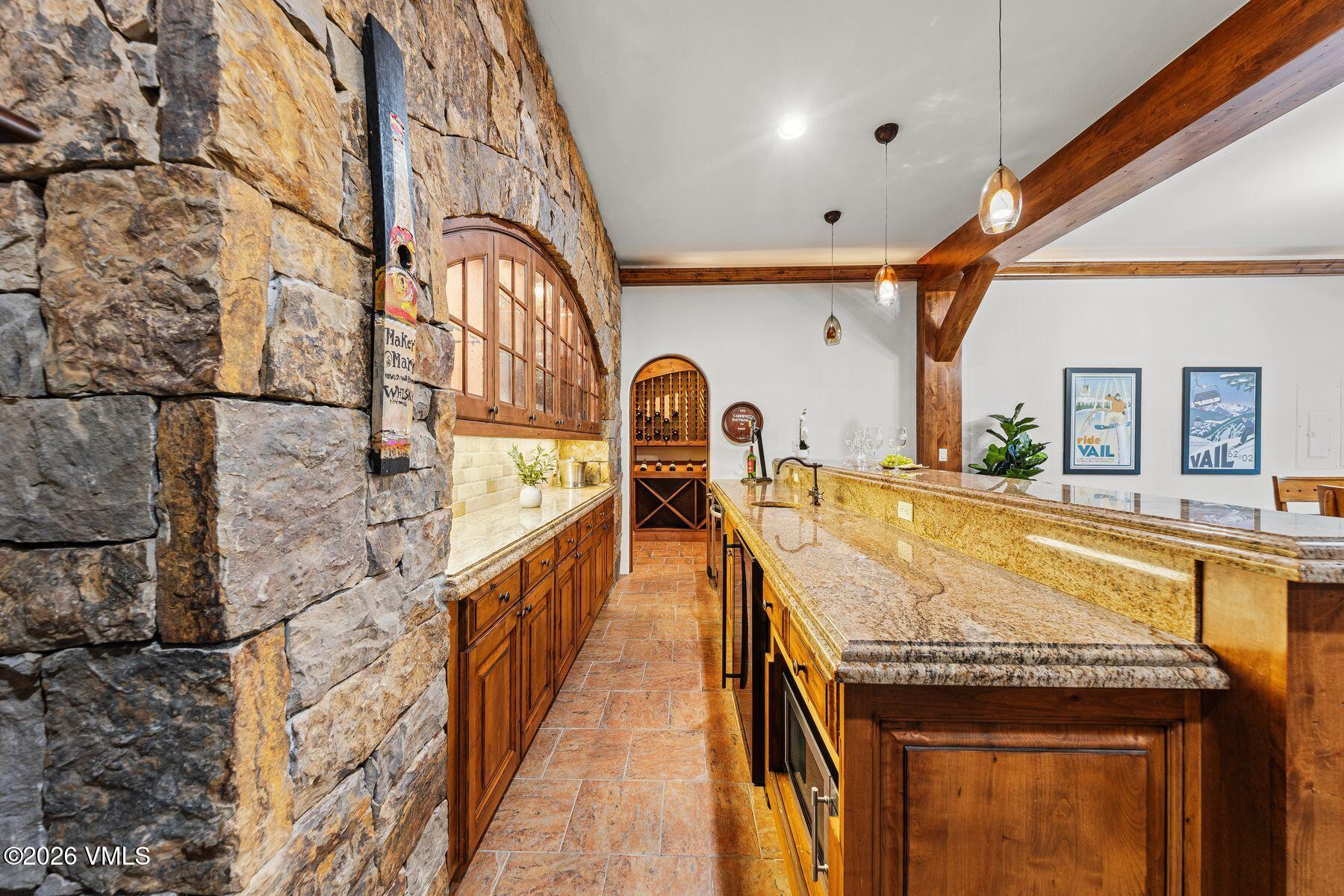 1182 Beard Creek Road Edwards, CO 81632 - Photo 35 of 71 Custom Bar and Wine Cellar