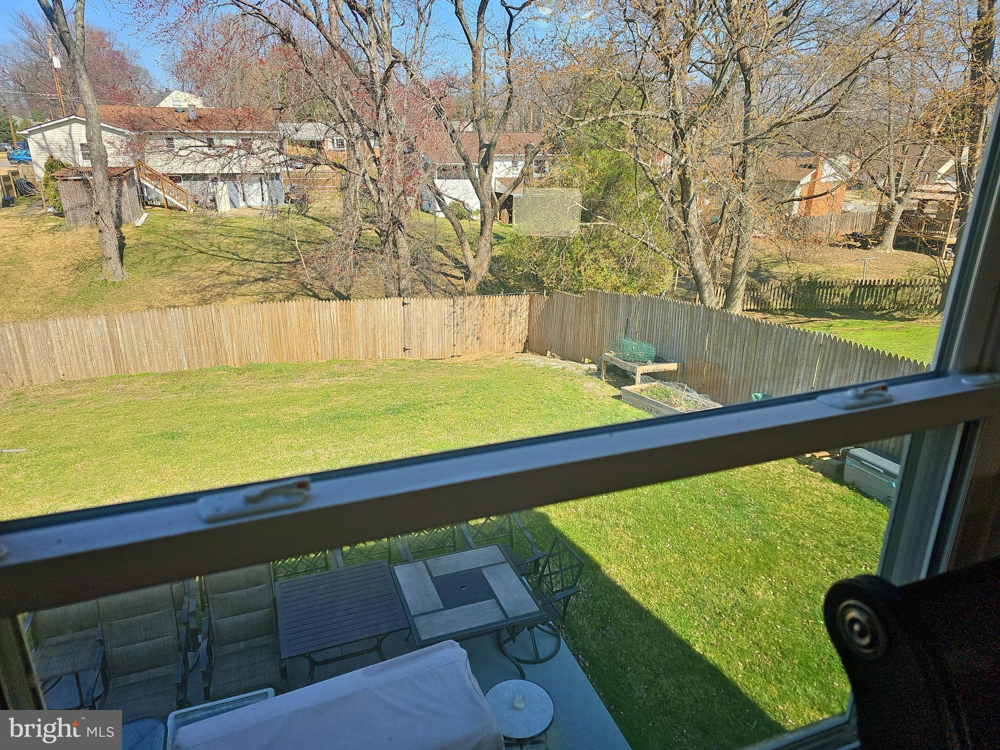 14143 Grayson Road Woodbridge, VA 22191 - Photo 33 of 58 View to backyard from Owners Bedroom