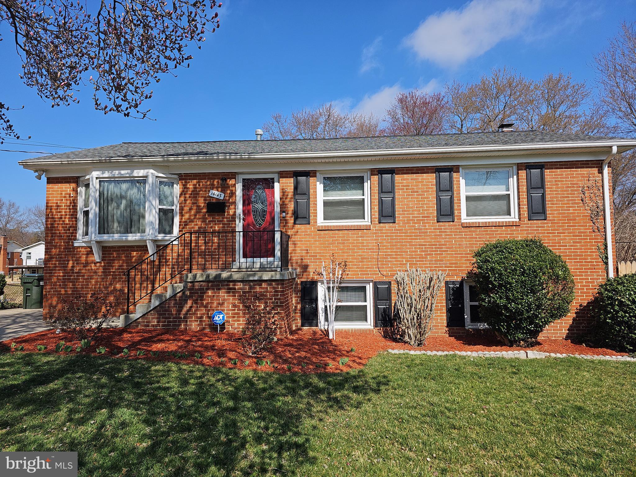 14143 Grayson Road Woodbridge, VA 22191 - Photo 4 of 58 Front view of all brick 5 bedroom, 2.5 bath home