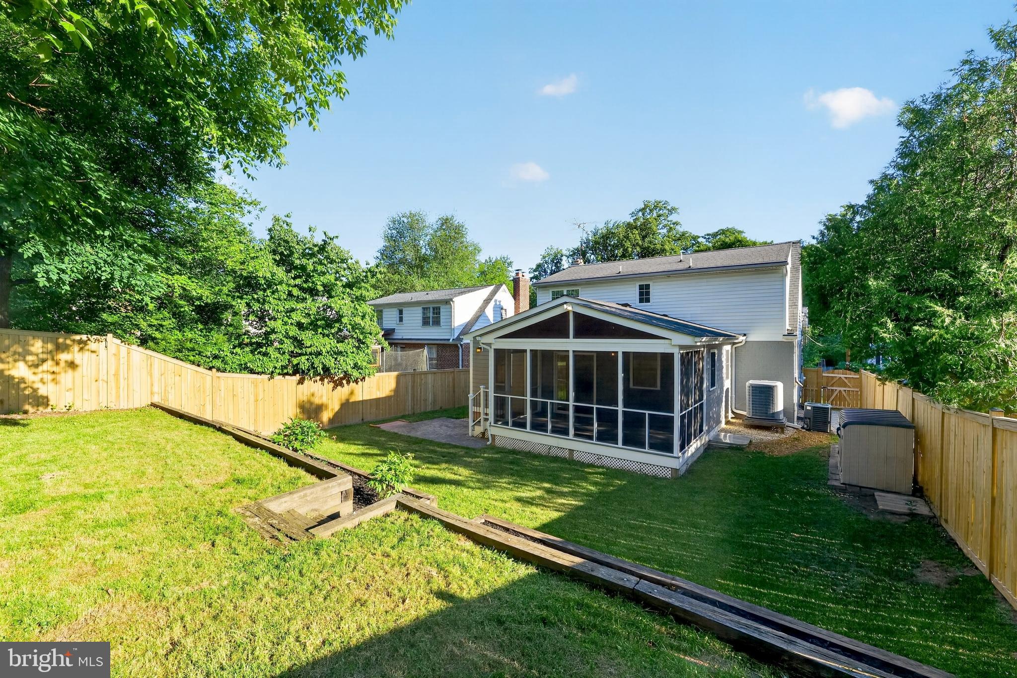 1724 Dublin Drive Silver Spring, MD 20902 - Photo 47 of 54 View from rear of property with fully fenced yard