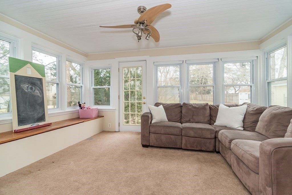 374 Weston Road Wellesley, MA 02482 - Photo 19 of 21 a living room with furniture and a large window