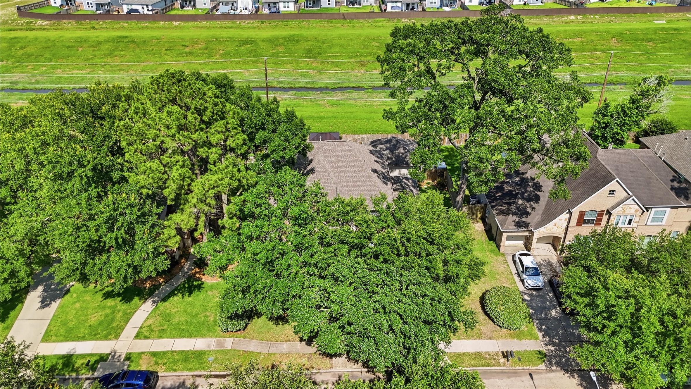 25181 Ramrock Drive Porter, TX 77365 - Photo 28 of 35 a view of a big yard with plants and large trees