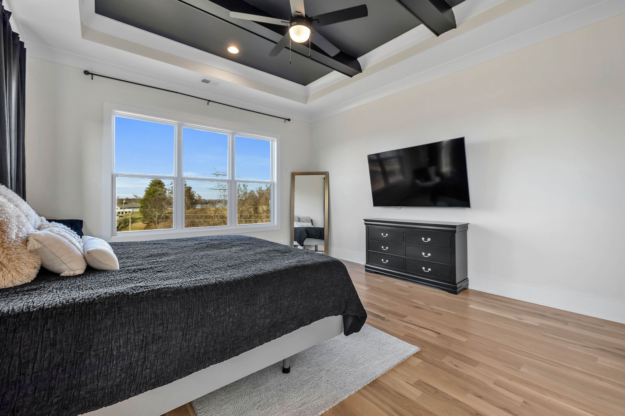 159 Kathryn Adele Lane Mount Juliet, TN 37122 - Photo 34 of 68 a bedroom with a bed and a television on desk