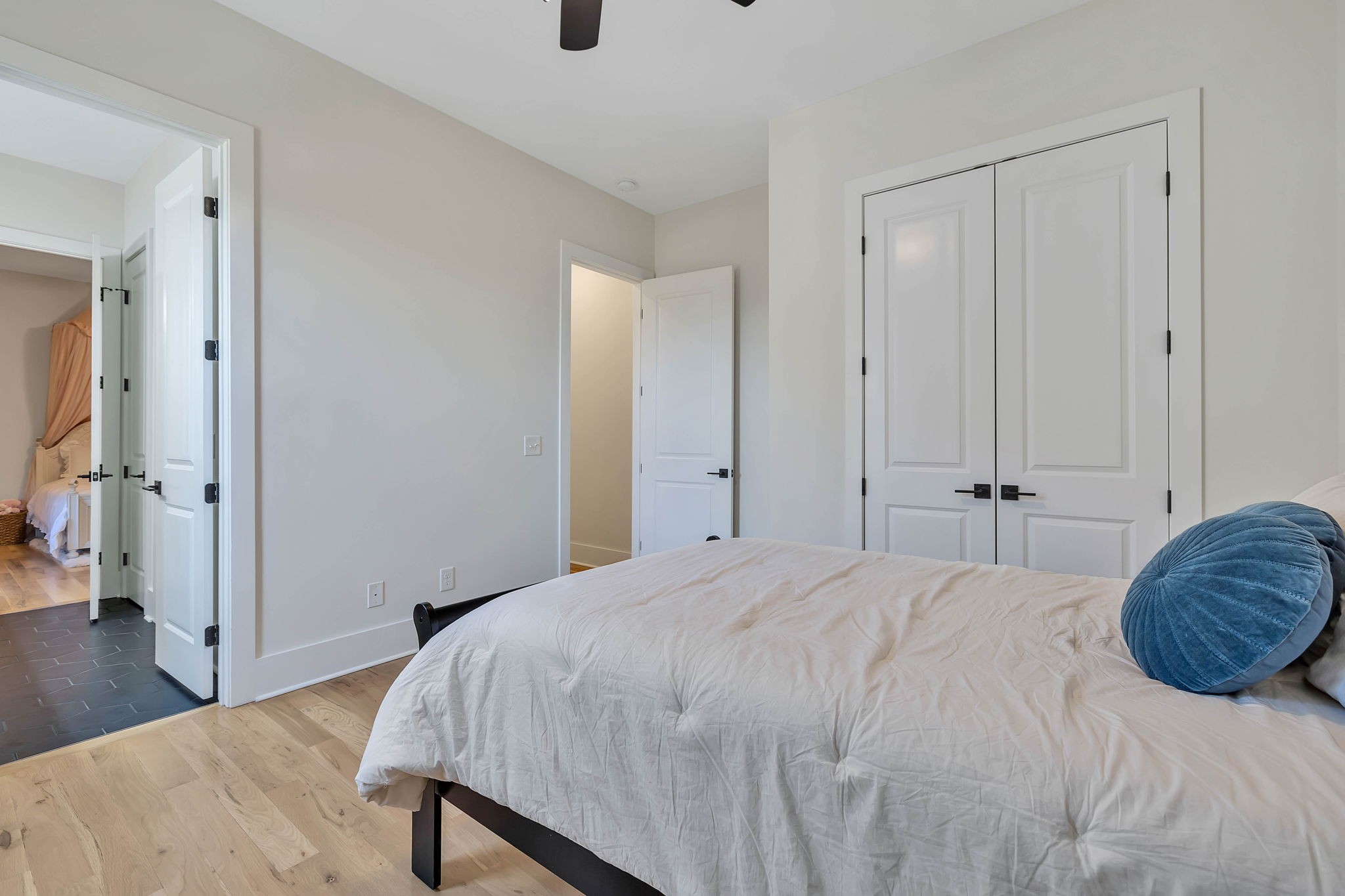 159 Kathryn Adele Lane Mount Juliet, TN 37122 - Photo 44 of 68 a bedroom with a bed and hardwood floor