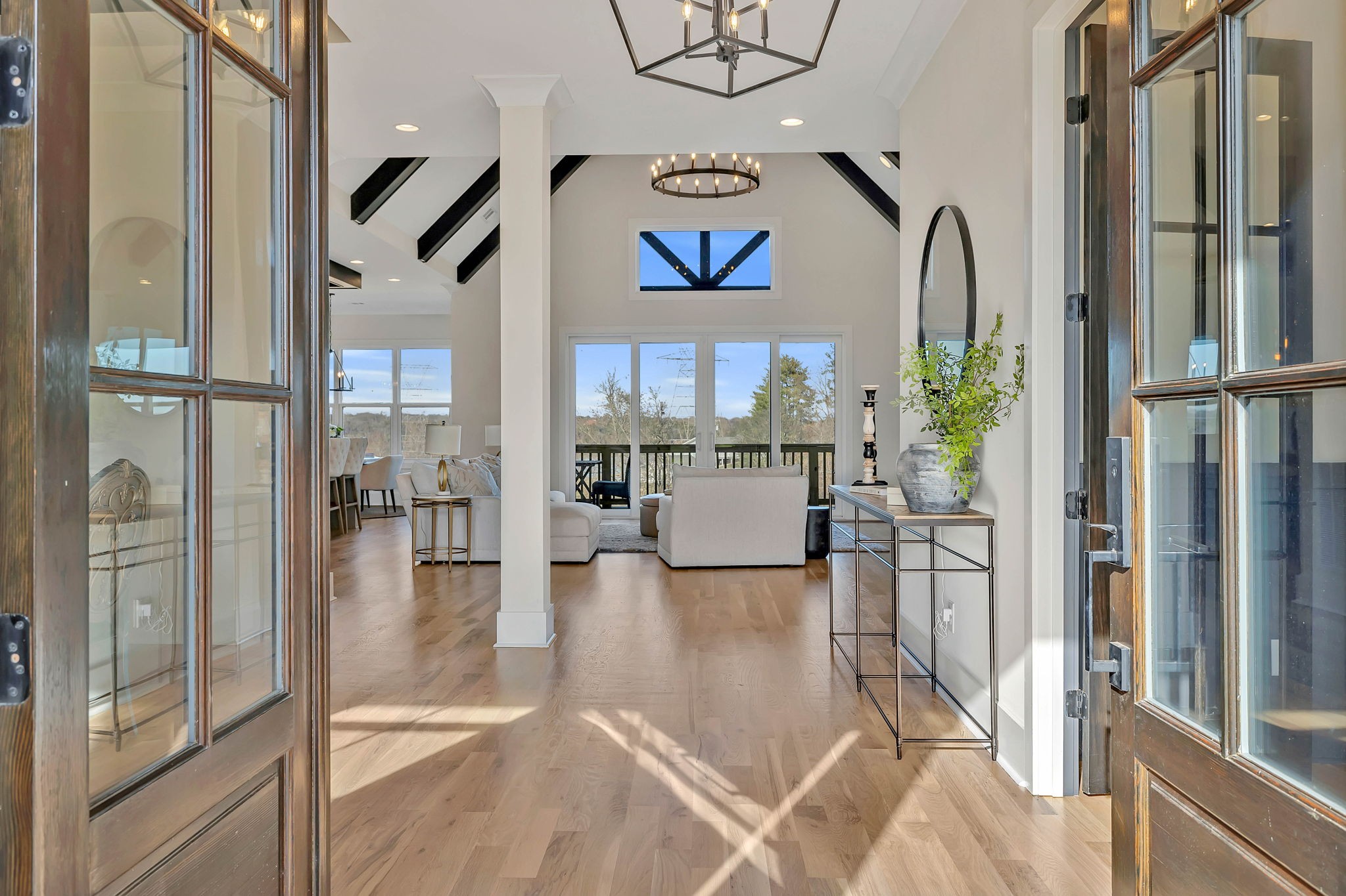159 Kathryn Adele Lane Mount Juliet, TN 37122 - Photo 5 of 68 a view of a hallway with dining area and chandelier