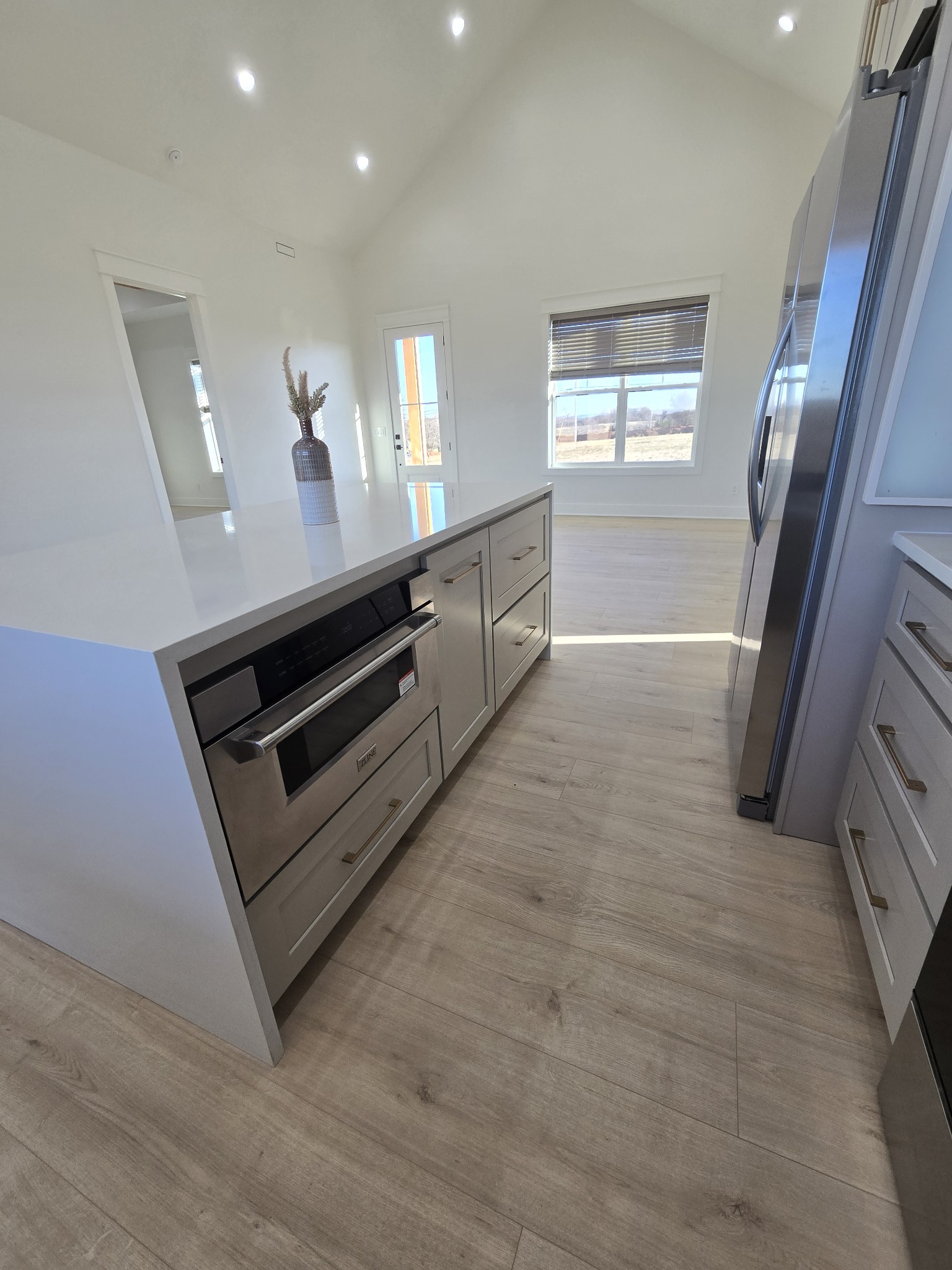 6784 Shelbyville Road Morrison, TN 37357 - Photo 26 of 48 a view of kitchen and empty room with windows