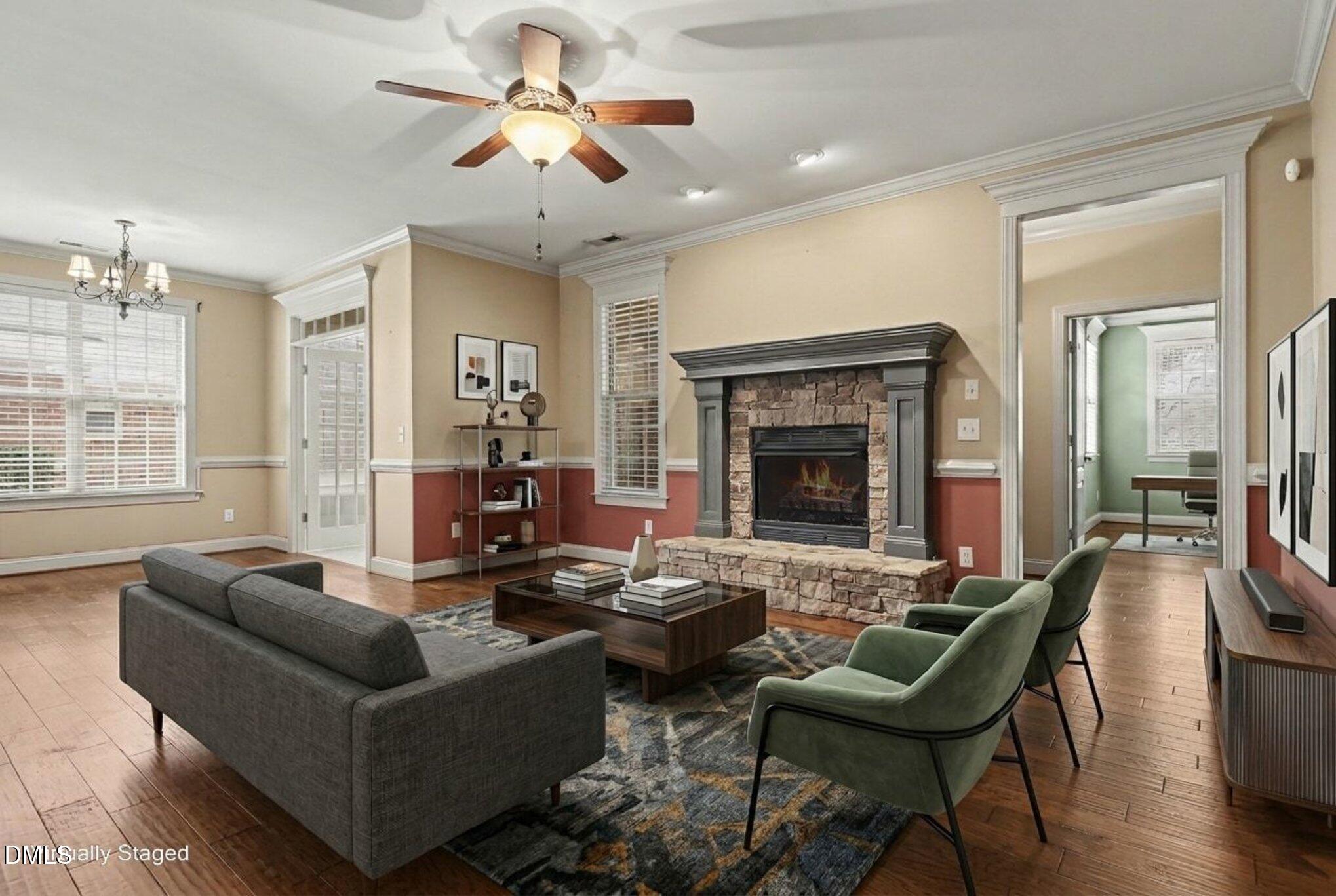 520 Easy Wind Lane Garner, NC 27529 - Photo 3 of 36 Living Room