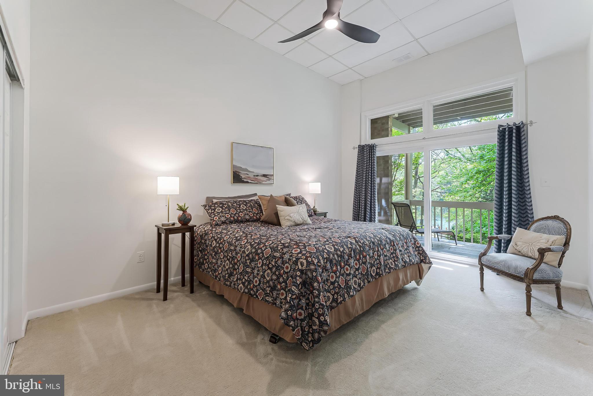 11135 Watermans Drive Reston, VA 20191 - Photo 49 of 73 Lower Lev 4th Bdrm - 12+ ceilings, access to deck