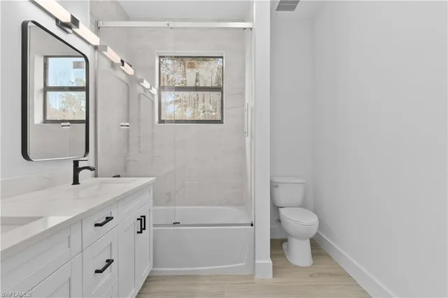 wooden floor in an empty room