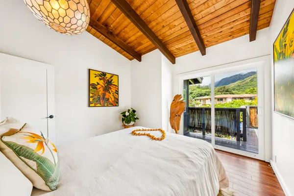 a building outdoor space with patio furniture