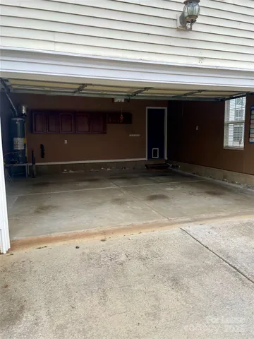 a view of room with empty racks