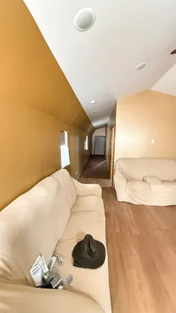 a view of spacious bedroom