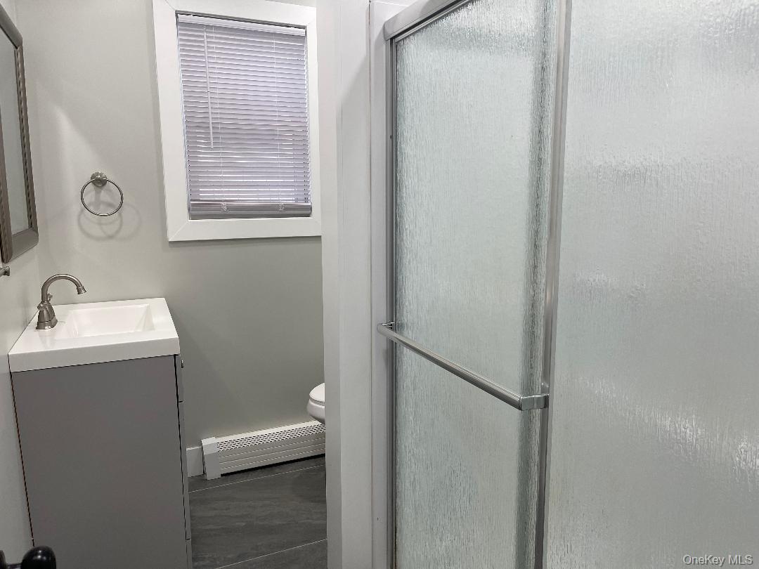 84 Rochester Avenue, Unit MAIN Long Beach, NY 11561 - Photo 25 of 27 a bathroom with a sink toilet and vanity