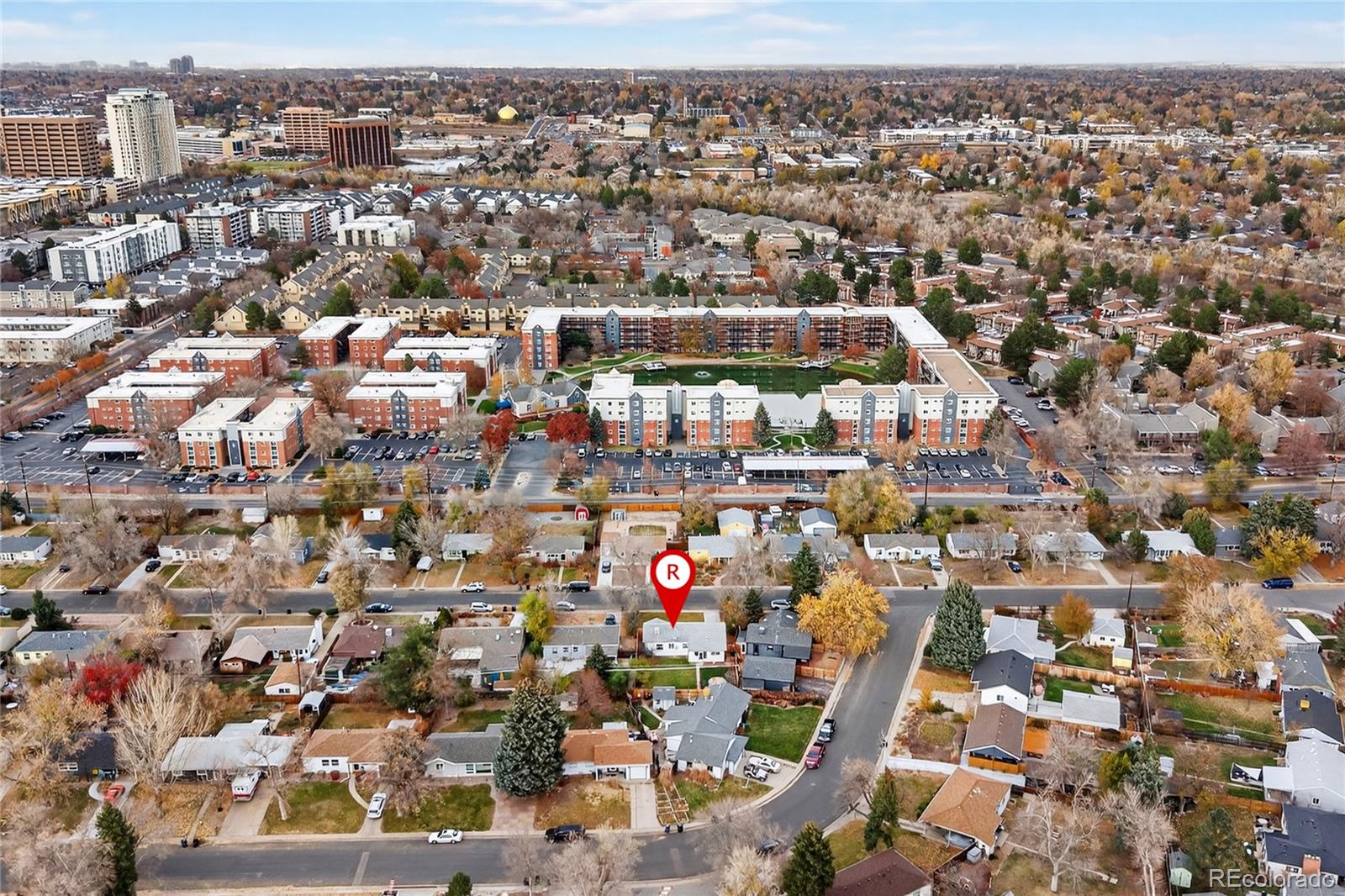 4910 East Missouri Avenue Denver, CO 80246 - Photo 36 of 42 an aerial view of multiple house