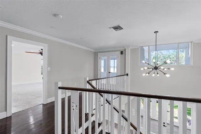 an entryway in a room