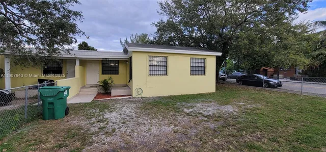 a view of a house with a patio