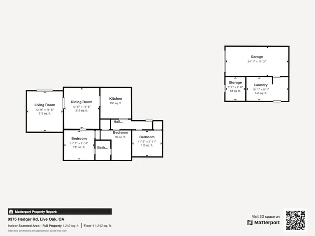 $335,000 | 9375 Hedger Road, Live Oak, CA 95953