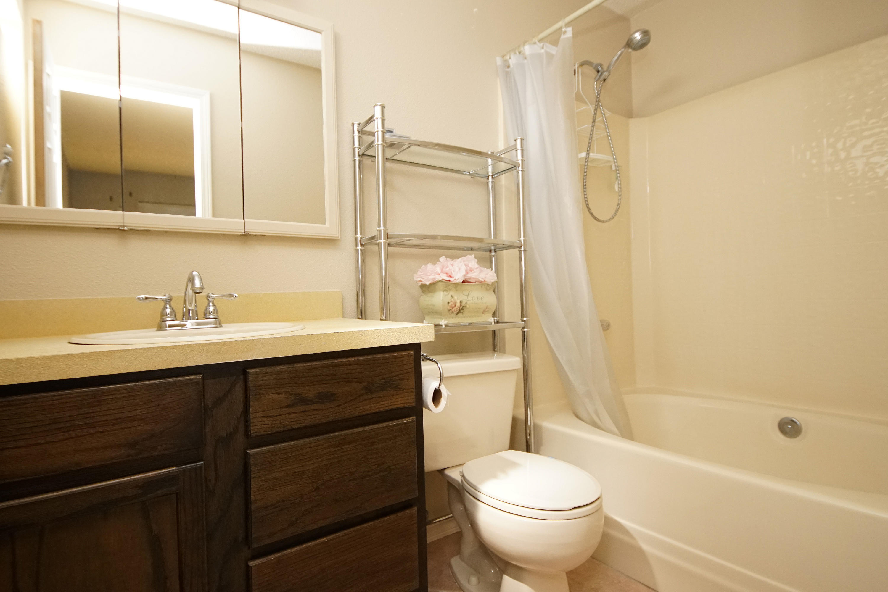 467 Sandy Ridge Circle Mary Esther, FL 32569 - Photo 29 of 37 a bathroom with a sink toilet and shower