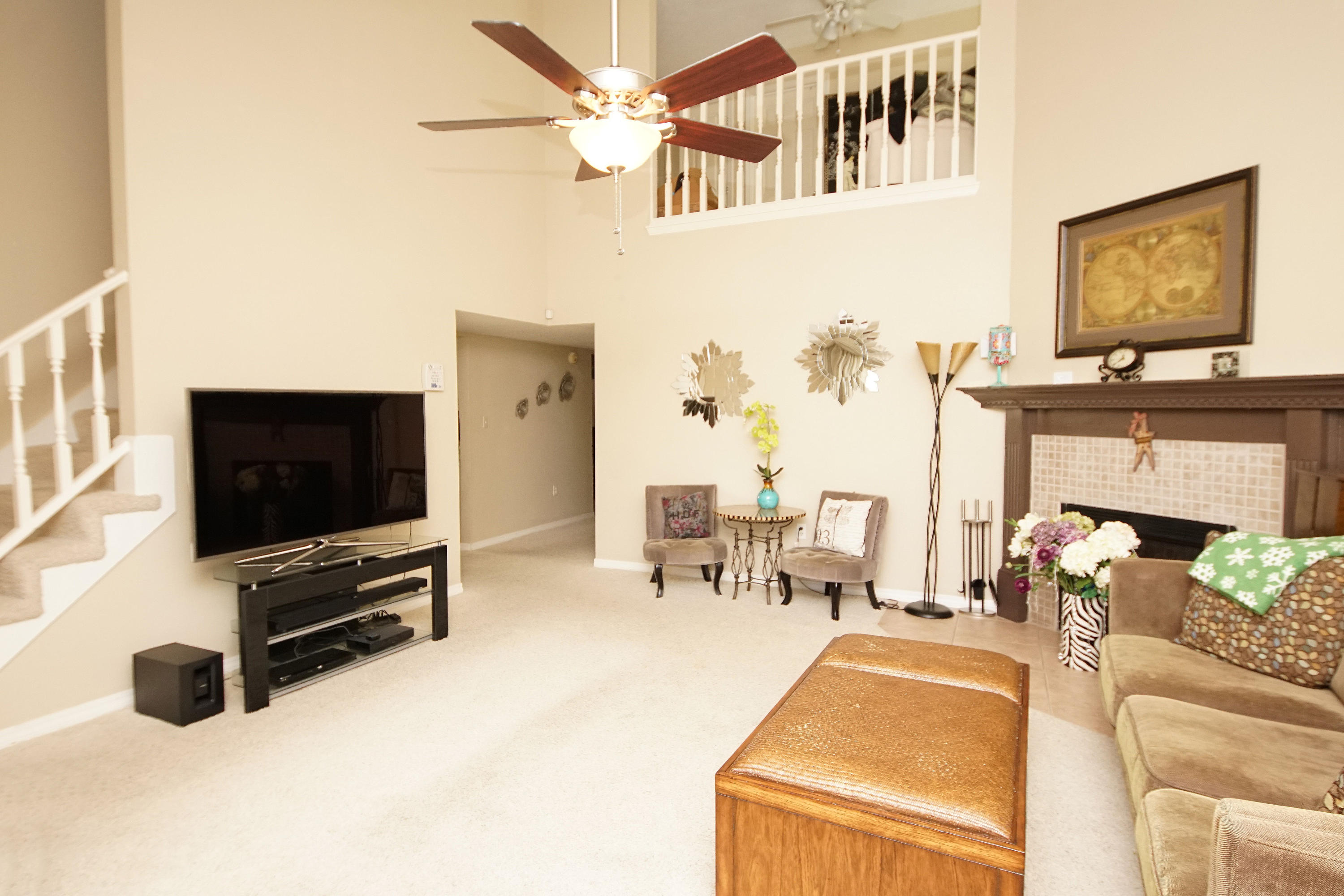 467 Sandy Ridge Circle Mary Esther, FL 32569 - Photo 7 of 37 a living room with furniture and a flat screen tv