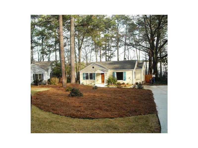 2536 Blackmon Drive Decatur, GA 30033 - Photo 1 of 1 Exterior Front. 2536 Blackmon Dr. Freshly sodded yard with nice landscaping