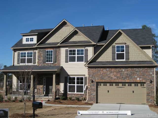 2101 Lower Lake Road Wake Forest, NC 27587 - Photo 9 of 12 Nothing will be built to the left of this home! The homesite goes even further than this picture shows, giving you a huge front yard!