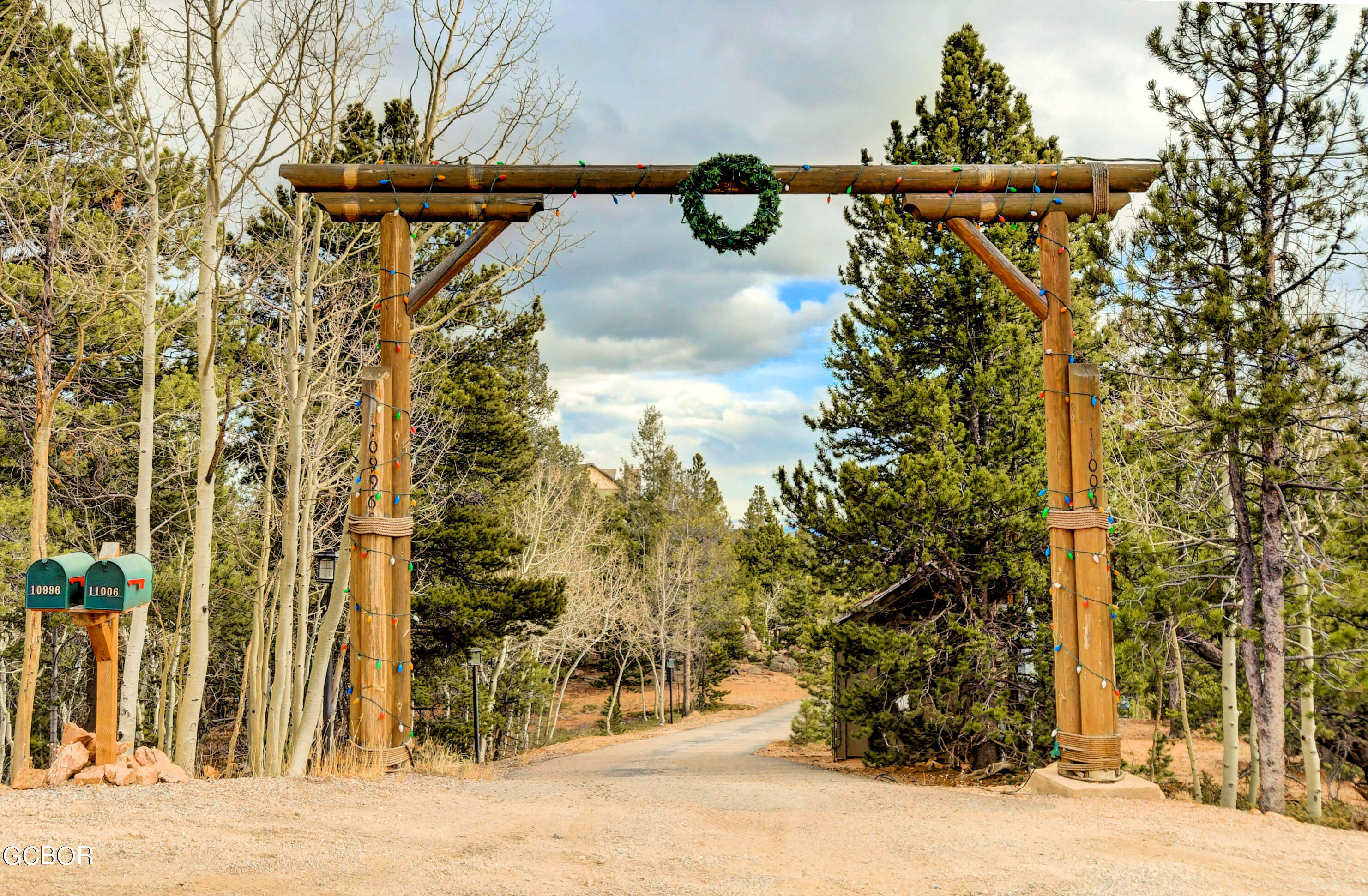 11006 Timothys Drive Conifer, CO 80433 - Photo 9 of 45 a view of street along with trees