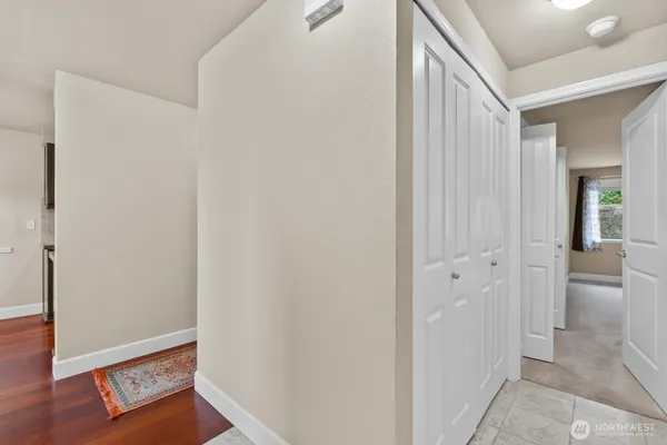 a view of an empty room
