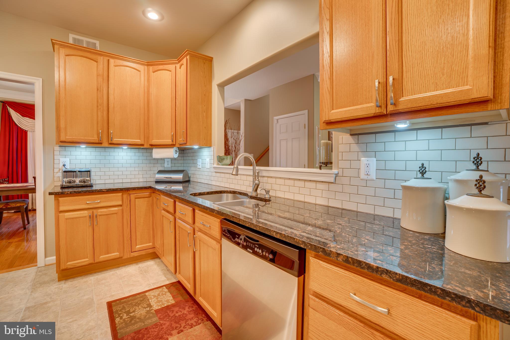 11529 Pine Hill Road King George, VA 22485 - Photo 21 of 63 Large galley kitchen tiled back splash