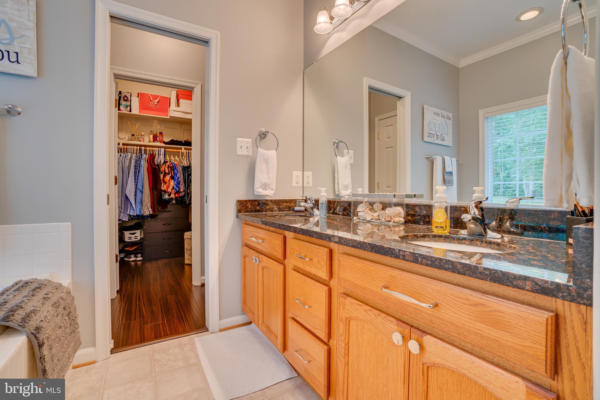 11529 Pine Hill Road King George, VA 22485 - Photo 29 of 63 Granite in Master Bath / Walk-in Closet