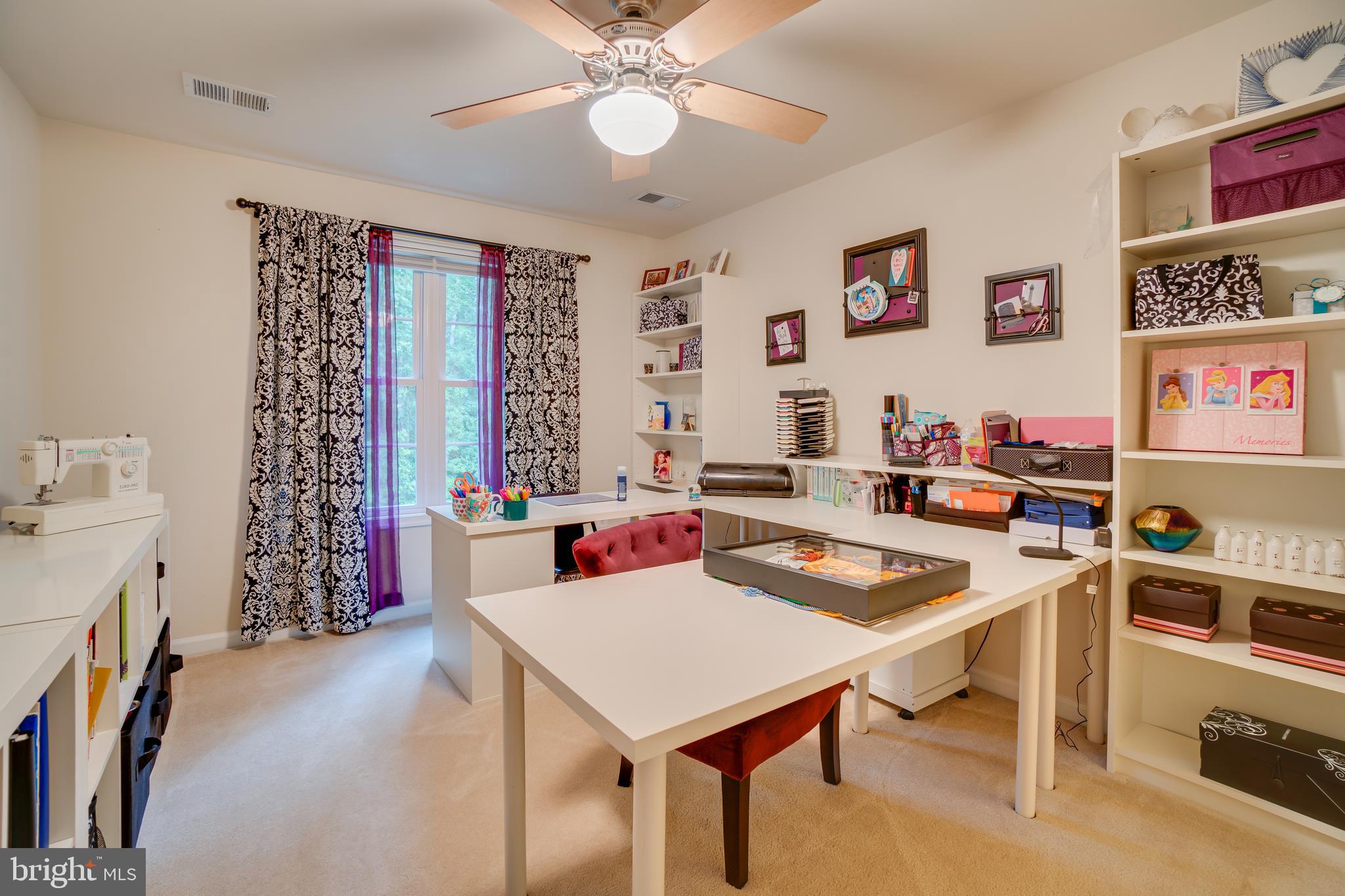 11529 Pine Hill Road King George, VA 22485 - Photo 34 of 63 Bedroom 3/Craft room with ceiling fan