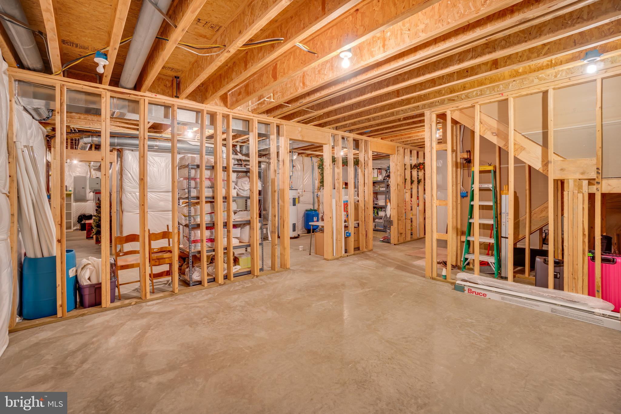 11529 Pine Hill Road King George, VA 22485 - Photo 40 of 63 Large Unfinished Basement