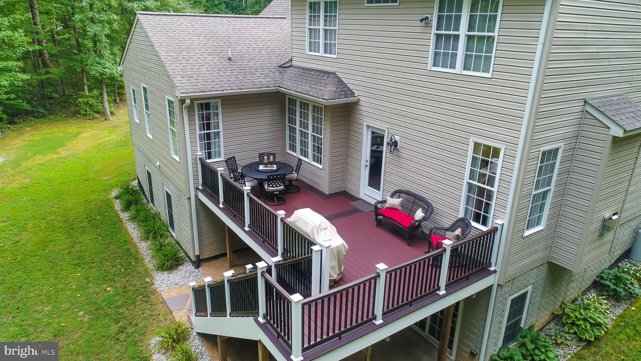 11529 Pine Hill Road King George, VA 22485 - Photo 46 of 63 Aerial Large 25 x 12 TREX Deck