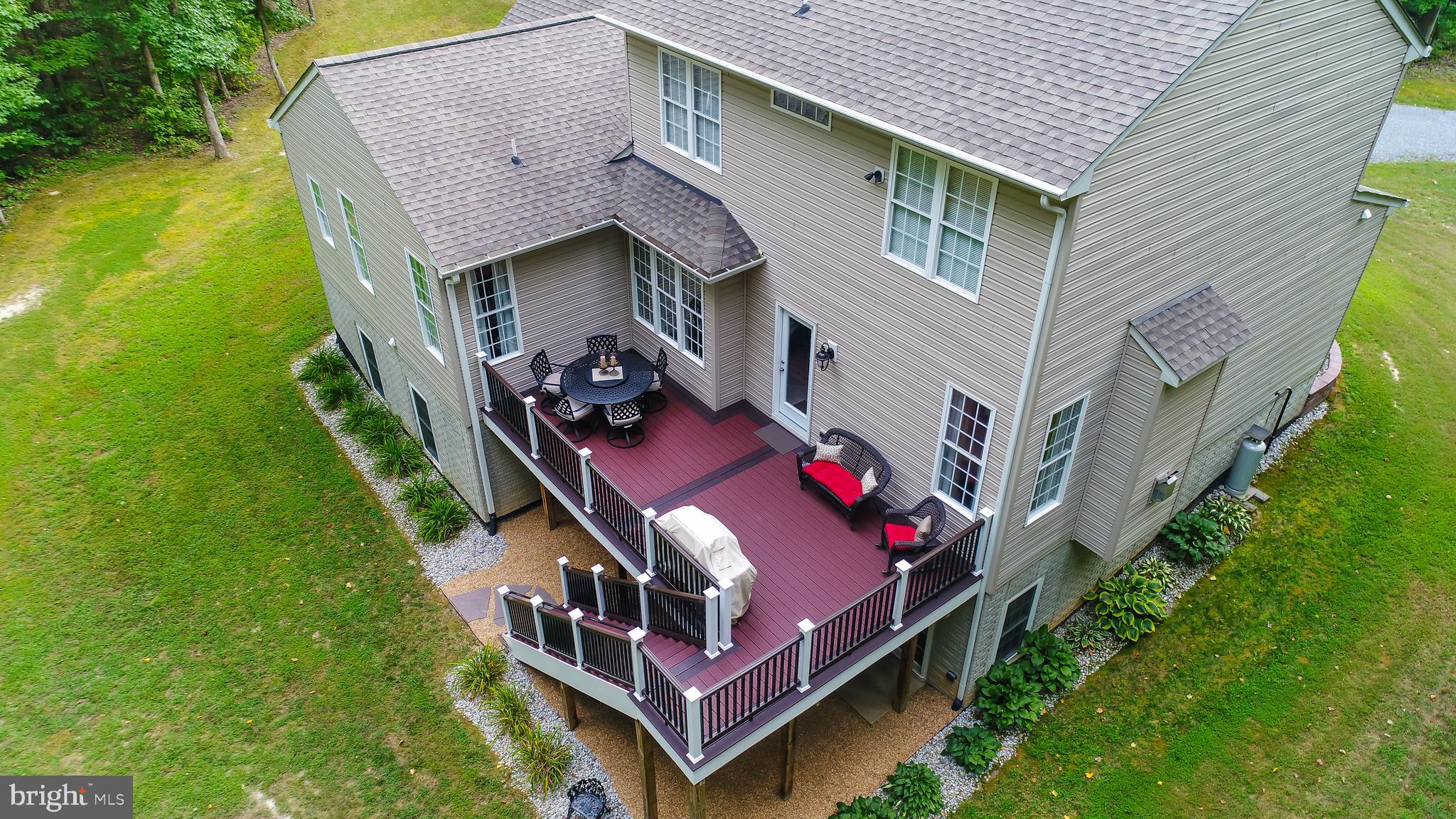 11529 Pine Hill Road King George, VA 22485 - Photo 47 of 63 Aerial Large 25 x 12 TREX Deck