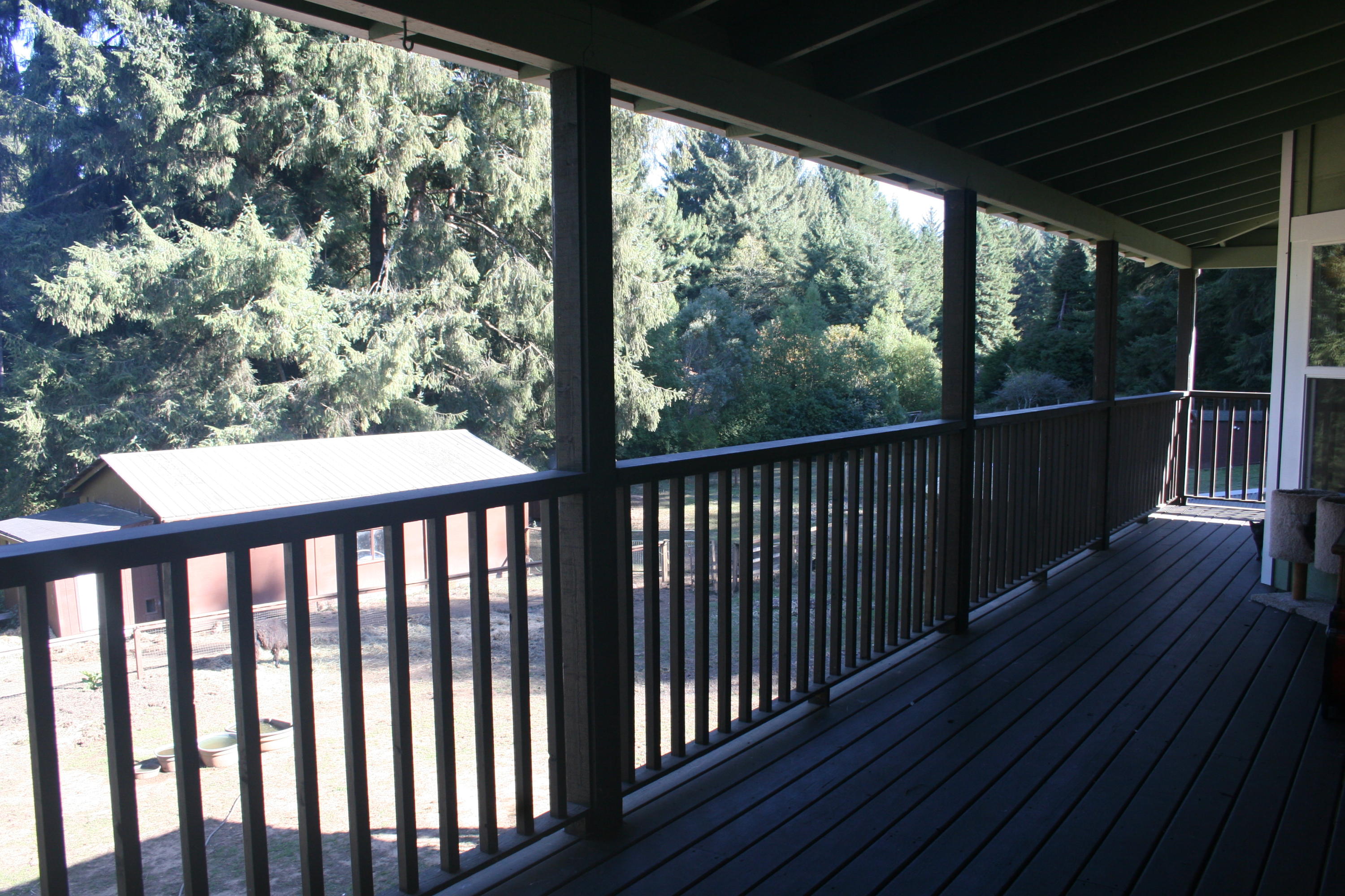 159 Hammer Lane Arcata, CA 95521 - Photo 28 of 40 Covered wrap around deck on east side