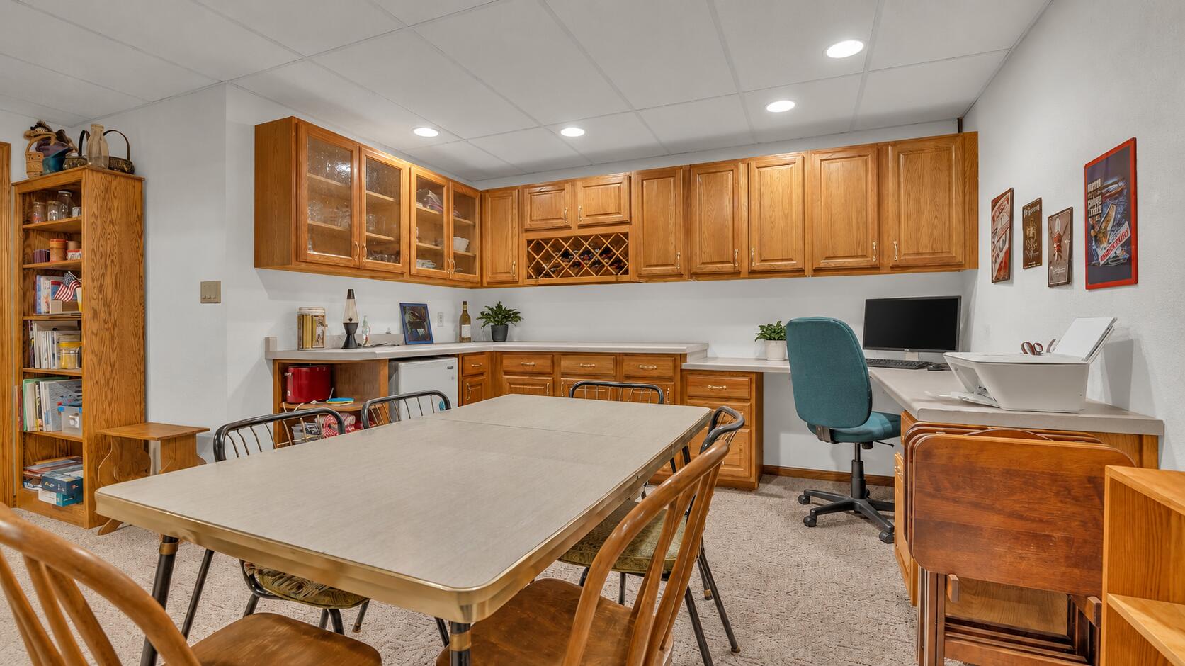 5118 Moenning Road Sheboygan, WI 53081 - Photo 23 of 42 Basement Office Area