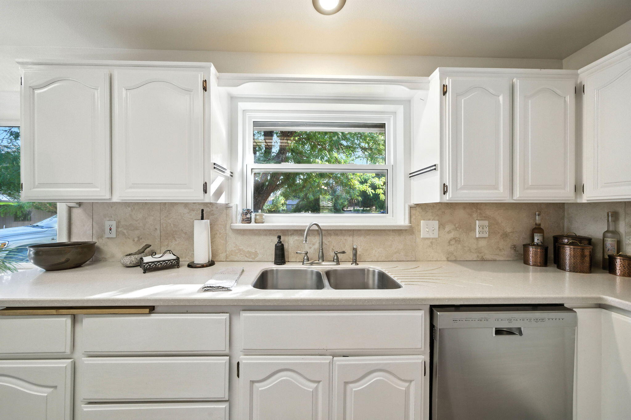 61 Chief George Lewiston, CA 96052 - Photo 29 of 101 a kitchen with sink a window and cabinets